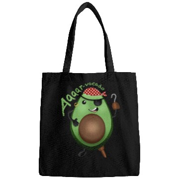 Discover Avocado Pirate - character design Bags