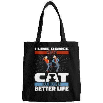 Discover Line Dance Line Dancing Cat Bags