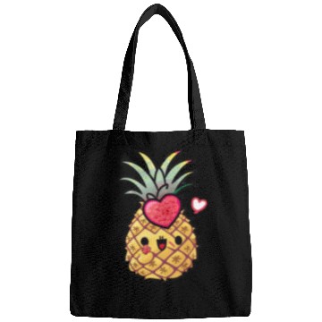 Discover Cute Pineapple, Happy Pineapple Drawing, Bags