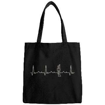 Discover Trumpet Instrument. Heart. Love. EKG. Pulse. Beat. Bags