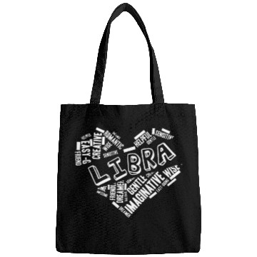 Discover Libra Heart Word Cloud Doodle Astrology Zodiac Sta Bags