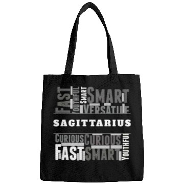 Discover Sagittarius Zodiac Star Sign Word Cloud Square Mon Bags