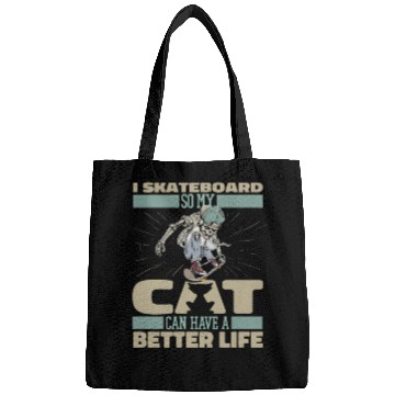 Discover Skateboard Skater Cat Bags