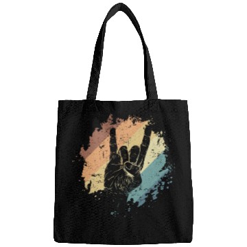 Discover Heavy Metal Hand Sign Music Band Genre Bags