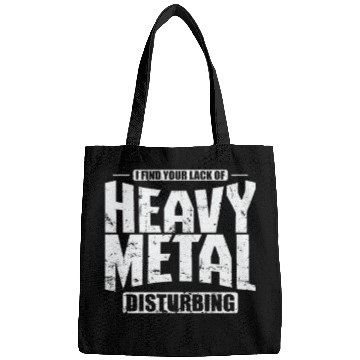 Discover Heavy Metal Disburbing Music Band Genre Bags