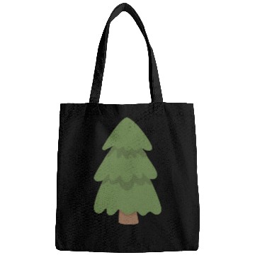 Discover Cartoon Evergreen Tree Bags