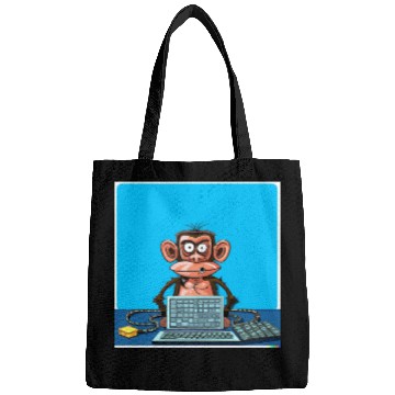 Discover programmer monkey Bags