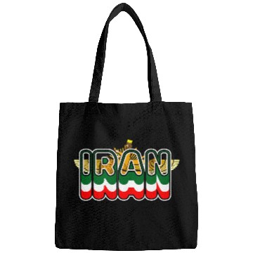 Discover Iran Lion Sun Farvahar Bags