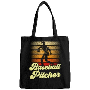 Discover Baseball Pitcher Player Hobby Sayings Bags