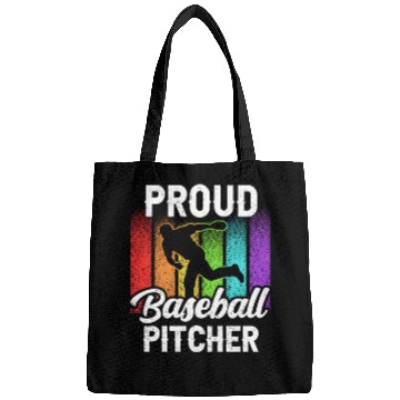 Discover Proud Baseball Pitcher Sayings Player Hobby Bags