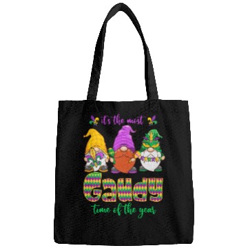 Discover Gaudy Time 0f The Year Gnomes Fleur de lis Bags