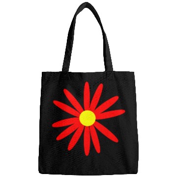 Discover Red and Yellow Daisy Bags