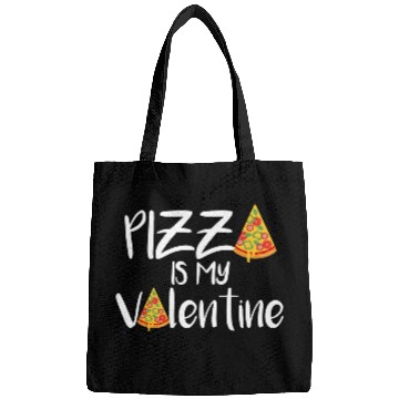 Discover pizza is my valentine670 Bags