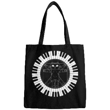 Discover Piano Cat Musician Musical Instrument Pianist Bags