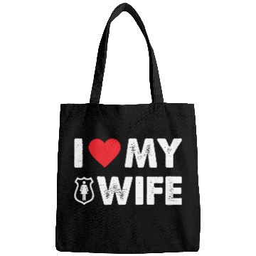 Discover I LOVE MY WIFE Bags