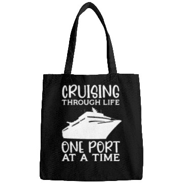 Discover Cruising Through Life One Port At A Time Bags