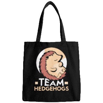 Discover Team Hedgehogs Cute Sayings Pet Animal Hedgehog Bags