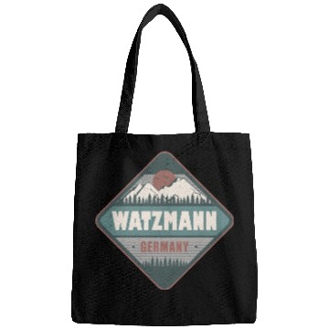 Discover Watzmann Bavaria Germany Vintage Hiking Design Bags