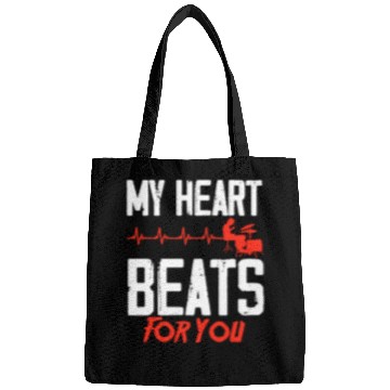 Discover My Heart Beats For You Funny Drummer Gift Bags