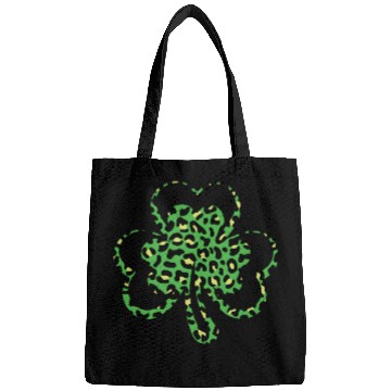 Discover Pattern Leopard Shamrock Saint Patrick Day Bags