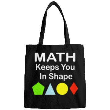 Discover Math Keeps You In Shape Funny Math Teacher Workout Bags