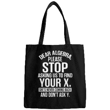 Discover Algebra Teacher Apparel - Awesome Funny Math Teach Bags