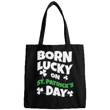 Discover Birth Lucky Shamrock Clover Saint Patrick Day Bags