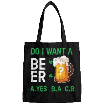 Discover Want Beer Saint Paddy Shamrock Saint Patricks Bags