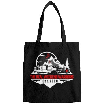 Discover The Real Weekend Warriors Latest Logo in Red Bags