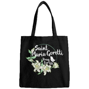 Discover St. Maria Goretti Purity Catholic Saints Lily Symb Bags