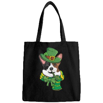 Discover Cute Irish Corgi Happy Saint Patrick Day Bags