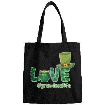 Discover Shamrock Love Grandma Saint Patrick Day Bags