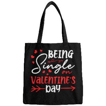 Discover Being Single On Valentine's Day Hearts Solo Bags