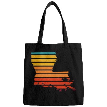 Discover Louisiana sticker retro Bags