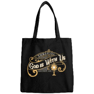 Discover God With Us Emmanuel Matthew Eucharist Adoration C Bags
