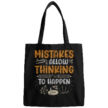 Discover Mistakes Allow Thinking To Happen Math Teacher Bags