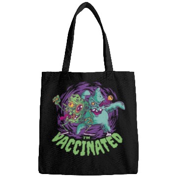 Discover I'm vaccinated zombies I'm vaccinated zombies insp Bags