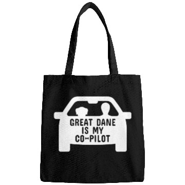 Discover Great Dane Is My Copilot Bags