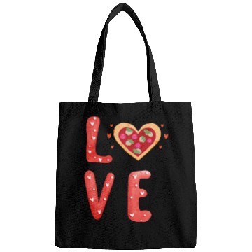 Discover love pizza Bags