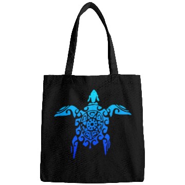 Discover Hawaiian Tribal Sea Turtle Polynesian Tattoo Style Bags