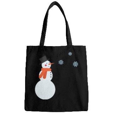 Discover Snowman and snowflakes Bags