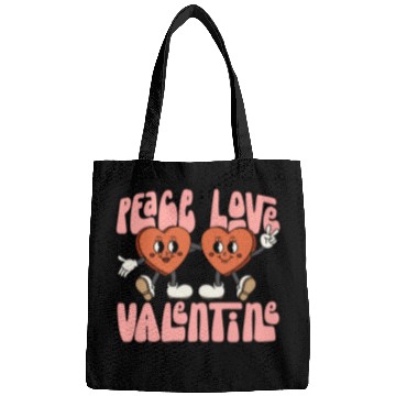 Discover Peace Love Valentine Candy Heart Bags