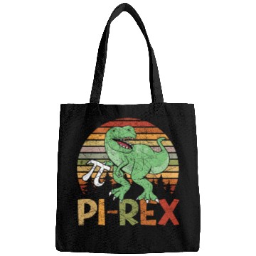 Discover Pi-rex Dinosaur Math Teacher Mathematician Pi Day Bags