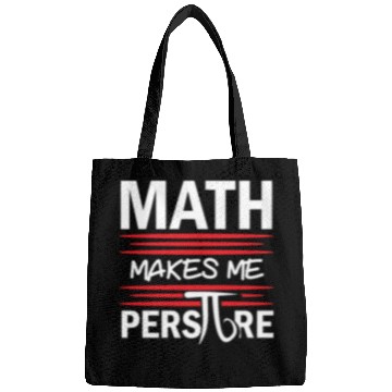 Discover Math Makes Me Perspire Math Teacher Pi Day Bags