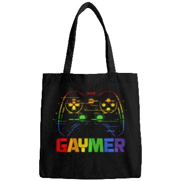 Discover Gaymer LGBT Rainbow Flag Bags