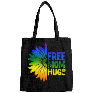 Discover Free Mom Hugs, LGBT Sunflower Bags