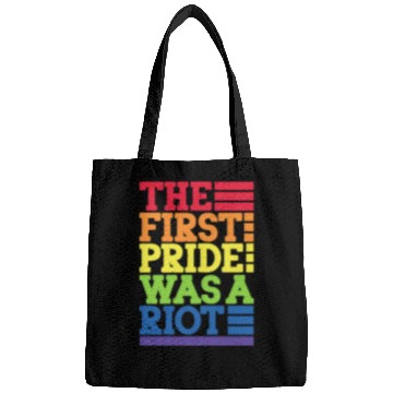 Discover The First Pride Was A Riot, LGBT Rainbow Bags