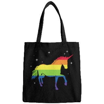 Discover LGBT Unicorn Rainbow Flag Bags