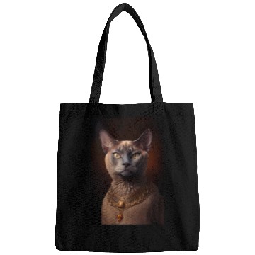 Discover Burmese Cat Breed Portrait Royal Renaissance Anima Bags