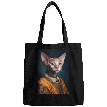 Discover Gold King Devon Rex Cat Breed Portrait Royal Renai Bags